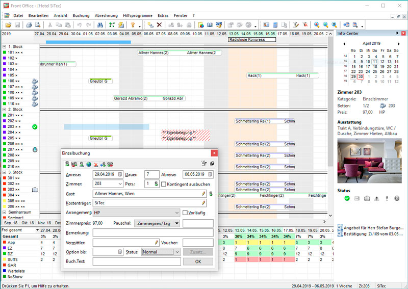 Sitec Hotelsoftware Restaurantkassen Und Kinosoftware Front